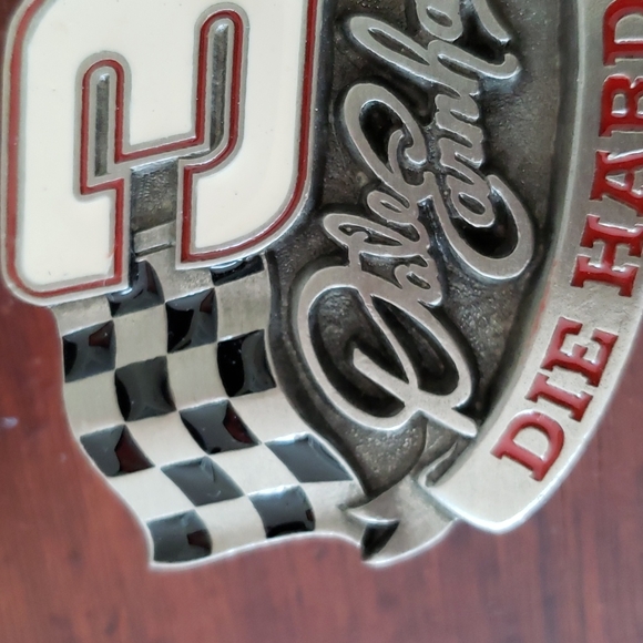 Vintage 1997 Dale Earnhardt Pewter Belt Buckle - Picture 8 of 13